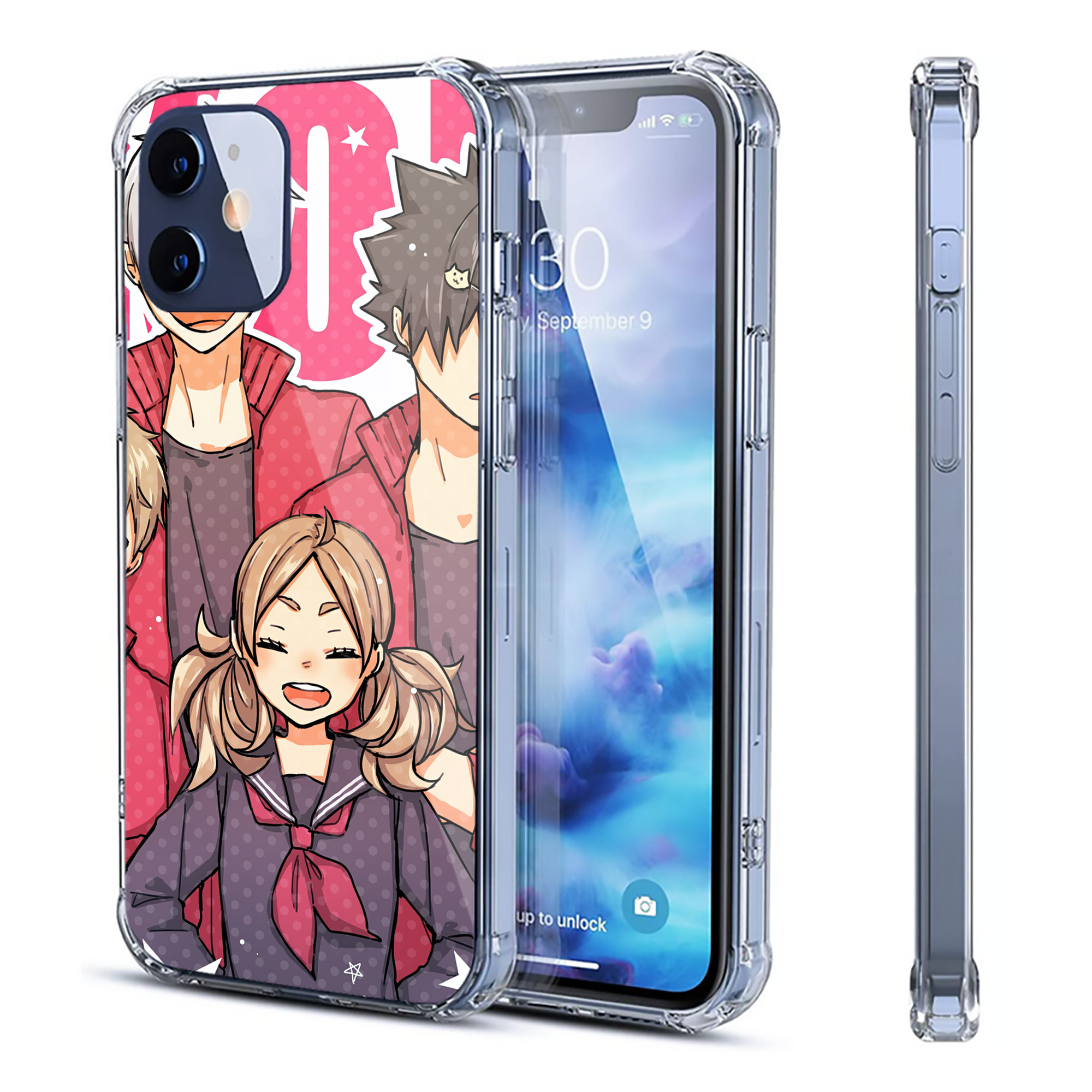 （画像用） ハイキュー!! Haikyu!! 【iPhone 12シリーズ対応】透明スマホケース（クリアソフトケース）